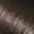 Close-up of shiny, smooth dark brown hair strands.