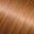Close-up of smooth, shiny light brown hair strands.