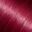Close-up of shiny, smooth hair dyed vibrant burgundy.