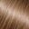 Close-up of smooth, light brown hair strands.