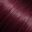 Close-up of shiny, burgundy-colored hair strands.