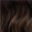 Close-up of shiny, wavy dark brown hair.